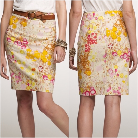 J. Crew Dresses & Skirts - J. Crew Floral Pencil Skirt